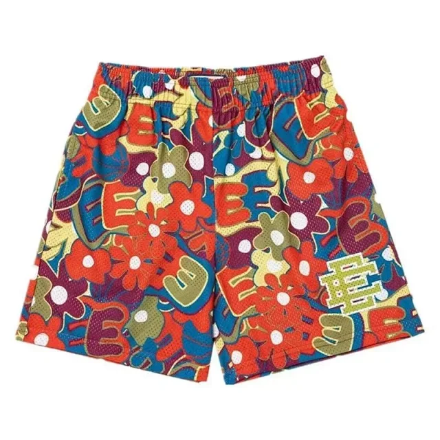Eric Emanuel Shorts Mesh basketball with lightning star print product detail image 9