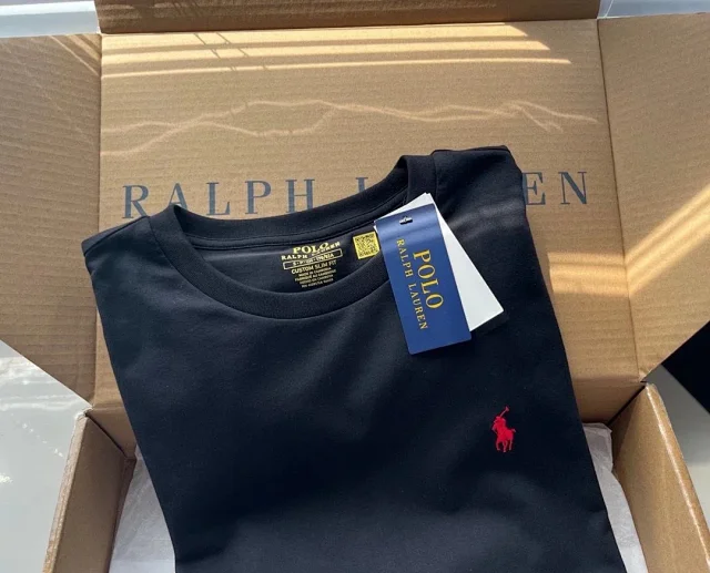 Ralph Lauren T-Shirts Long-Sleeve Custom Slim Fit product detail image 6