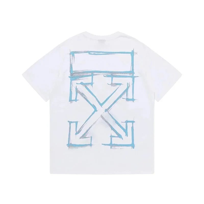 Off-White T-Shirts Short-Sleeve Graphic Arrow Print — 1413 white