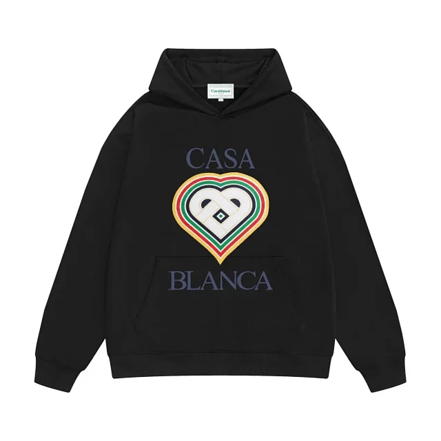 Casablanca Hoodies & Sweatshirts Logo Print Pullover Hoodie product detail image 1