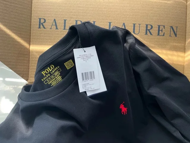 Ralph Lauren T-Shirts Long-Sleeve Custom Slim Fit product detail image 10