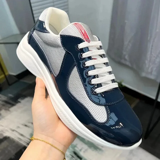 Unbranded Sneakers Low-Top Lace-Up Patent and Textile product detail image 10