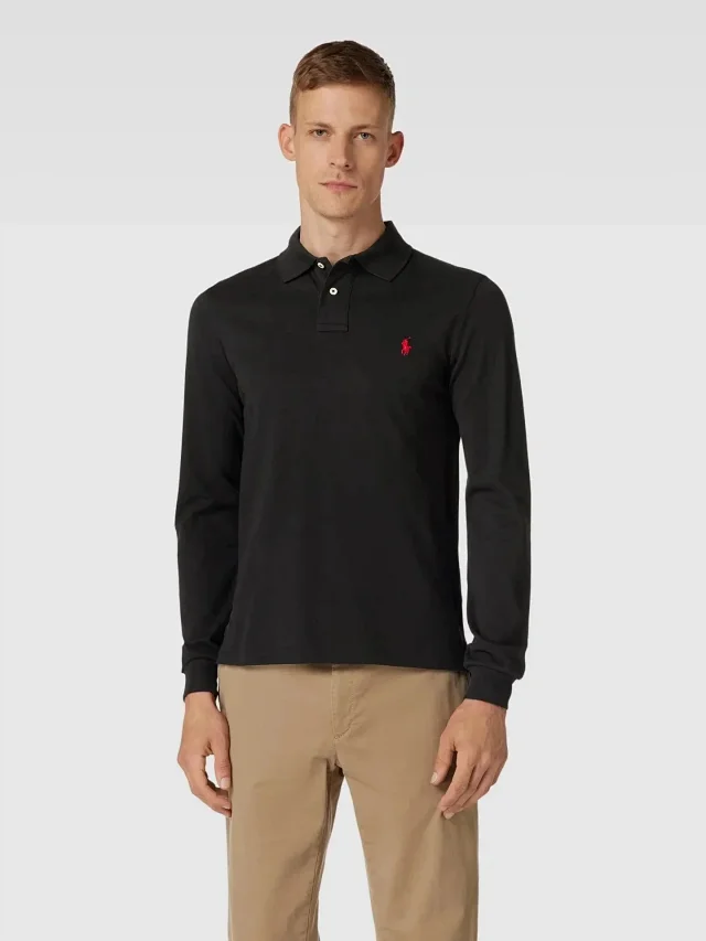 Ralph Lauren Shirts Custom Fit Long-Sleeve Polo Shirt product detail image 3