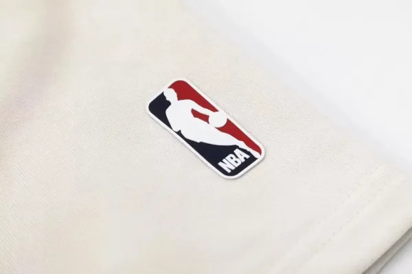 Nike x NBA Practice Shorts Off-White Beige Shorts - 8