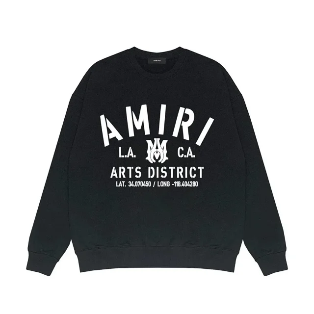 AMIRI Hoodies & Sweatshirts Crewneck logo graphic sweatshirt product detail image 5