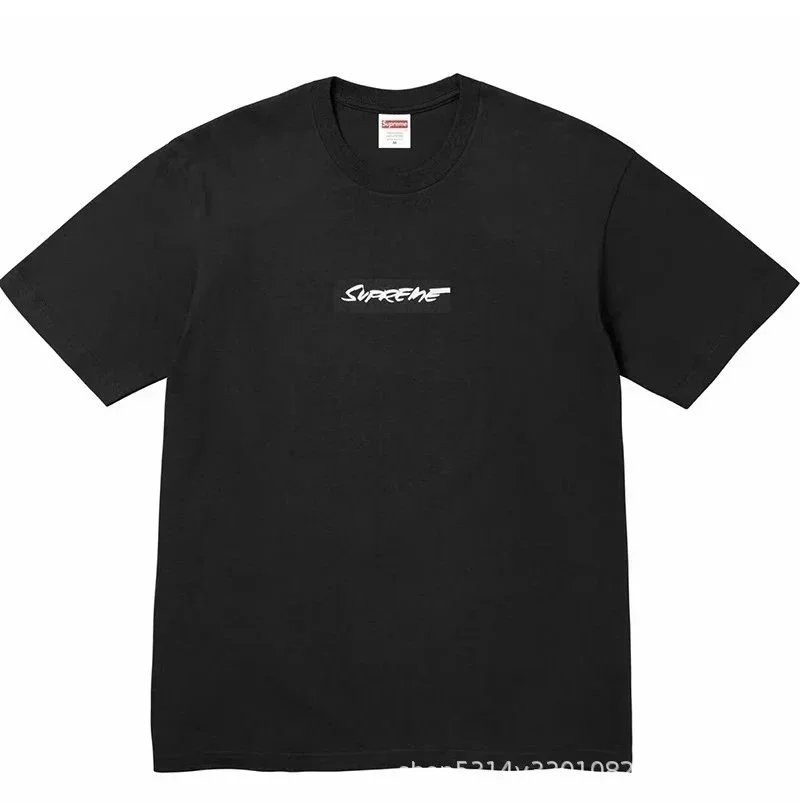 Supreme T-Shirts Short-Sleeve Graphic Print T-Shirt — B356 Futura Black