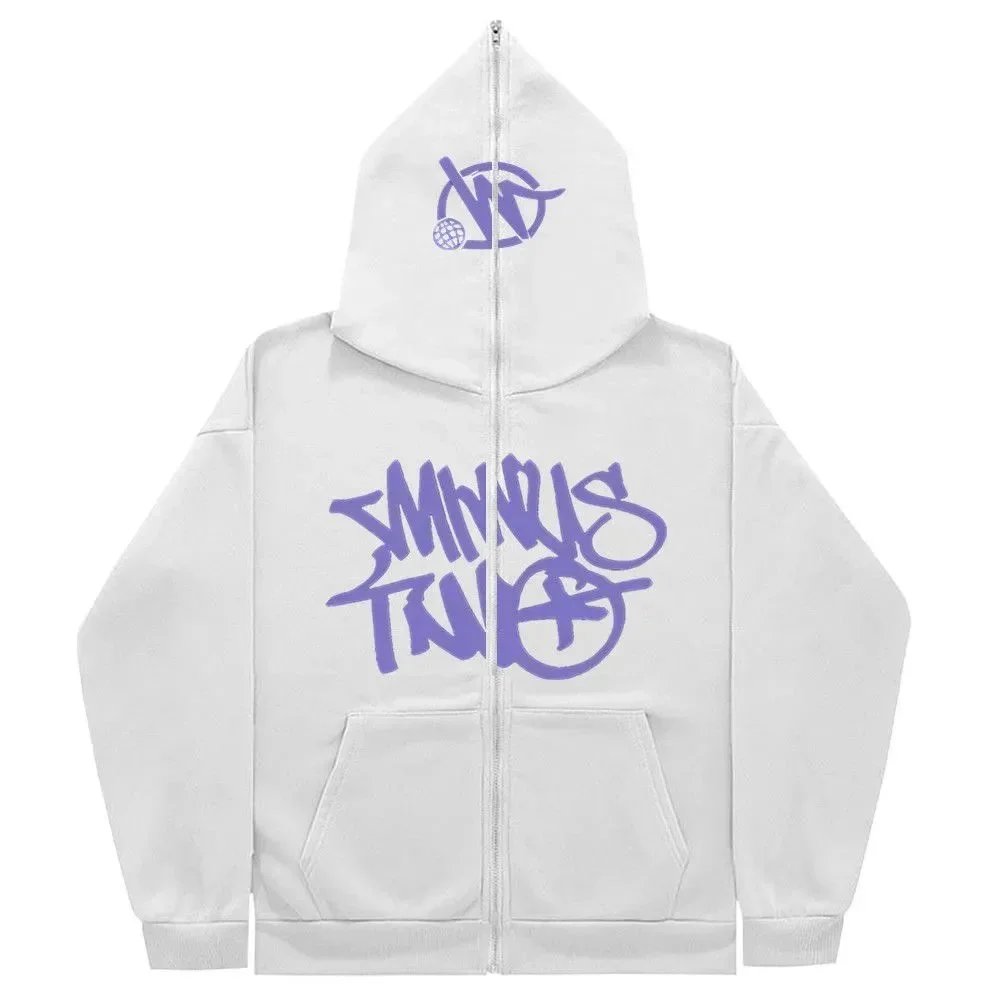 Trapstar Hoodies & Sweatshirts SQ002 zip-up hoodie with graphic prints — 25 white