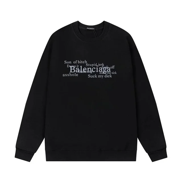 Balenciaga Hoodies & Sweatshirts Graphic logo pullover and crewneck product detail image 9