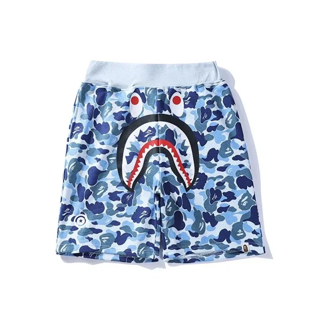 A BATHING APE Shorts Shark Face Camo product detail image 1
