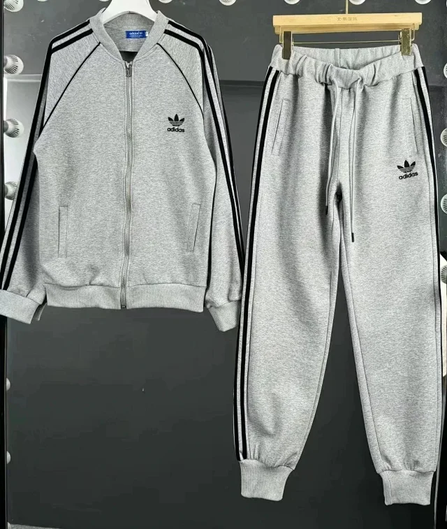 Adidas Matching Sets Zip-Up Track Jacket and Joggers Set product detail image 8