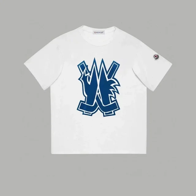 Moncler T-Shirts Logo Graphic Short-Sleeve product detail image 8
