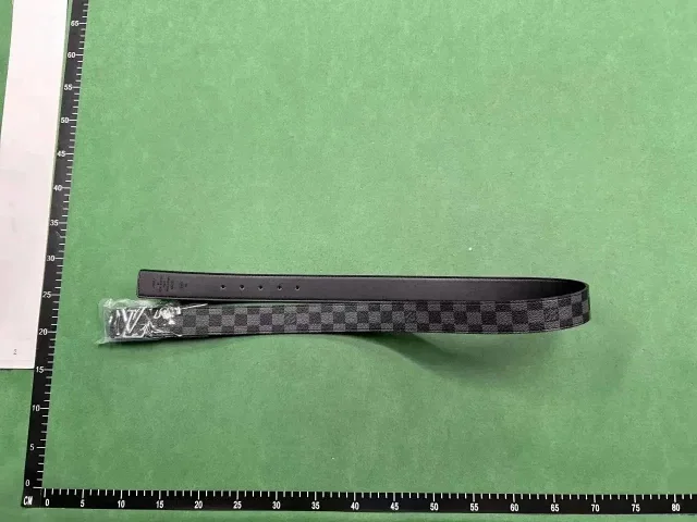 Burberry Belts Check Belt with B Buckle product detail image 9