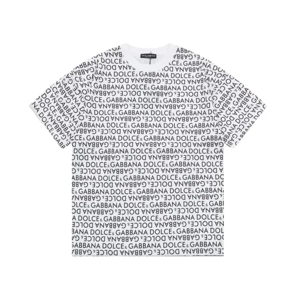 Dolce & Gabbana DG Graffiti Logo Black T-Shirt - 5