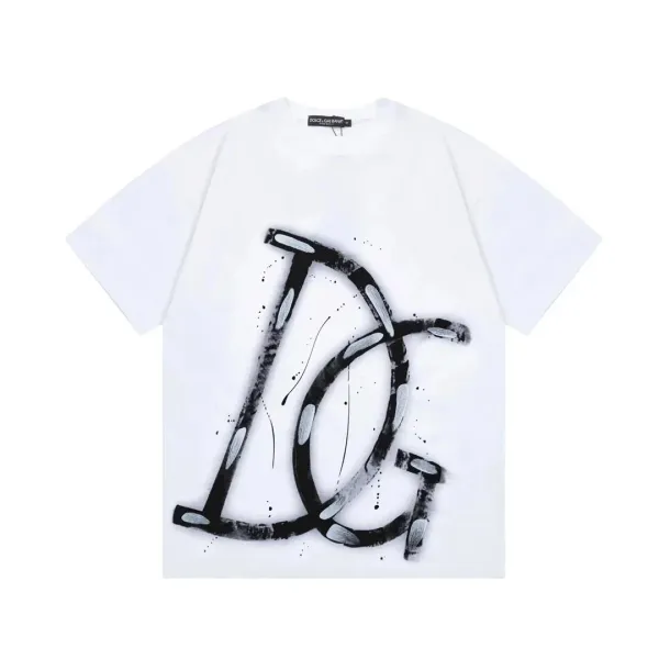Dolce & Gabbana DG Graffiti Logo Black T-Shirt - 11
