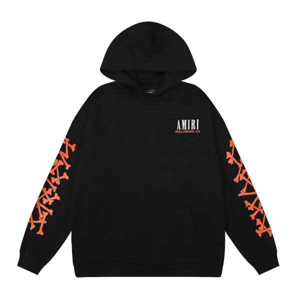 Amiri AMIRI Logo Hoodie Black - 5