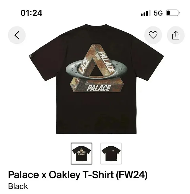 Palace T-Shirts Short-Sleeve Graphic Print product detail image 8