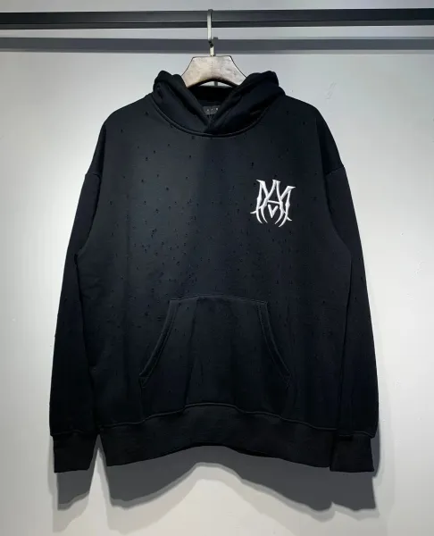 Amiri AMIRI Logo Hoodie Black - 9