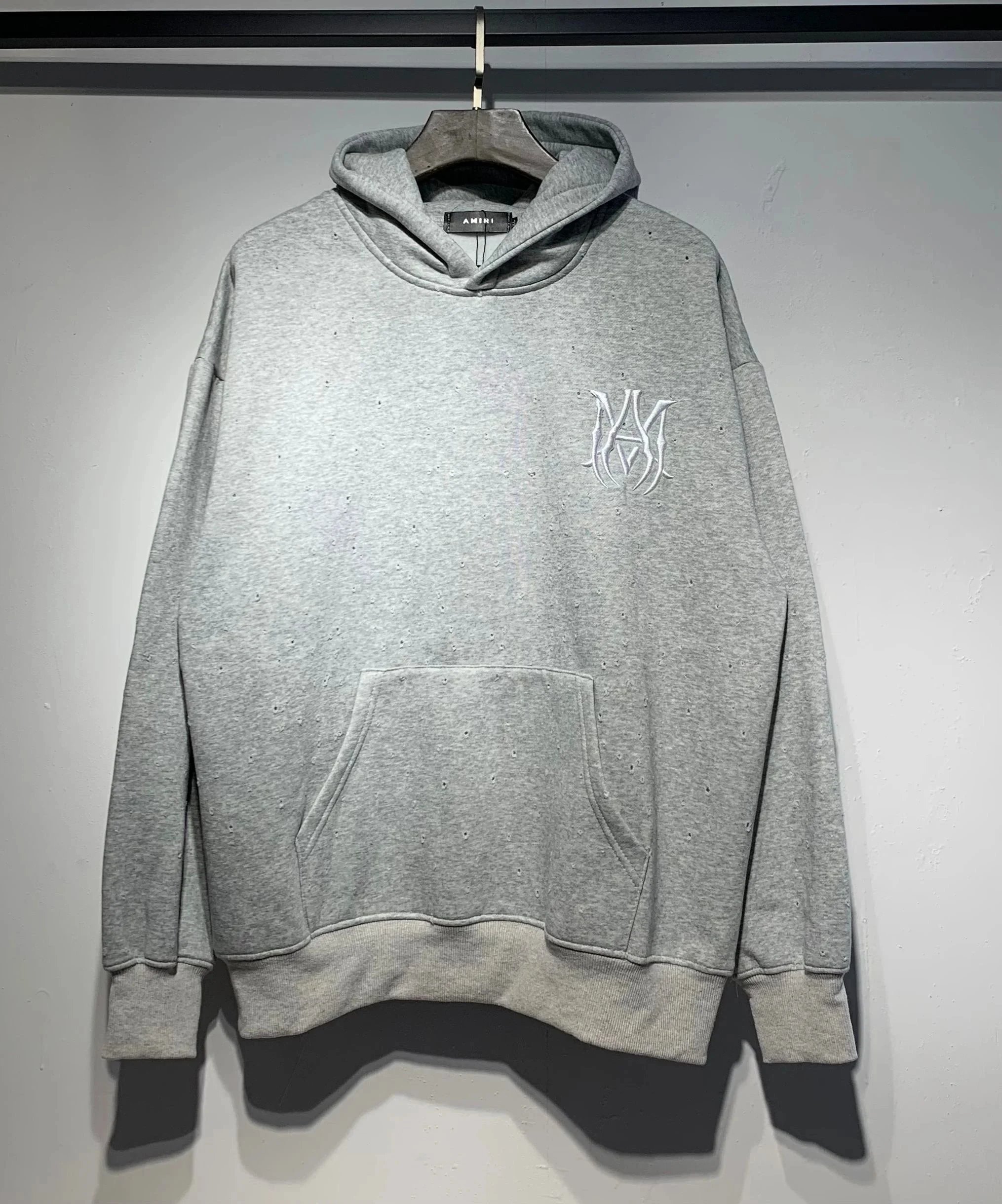Amiri AMIRI Logo Hoodie Black - 10