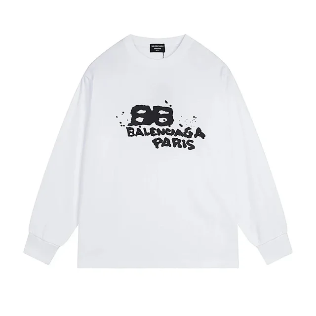 Balenciaga Hoodies & Sweatshirts Graffiti Logo Pullover Hoodie product detail image 12