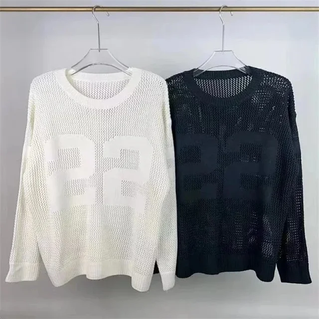 AMIRI Knitwear Logo Graphic Crewneck Sweater product detail image 8