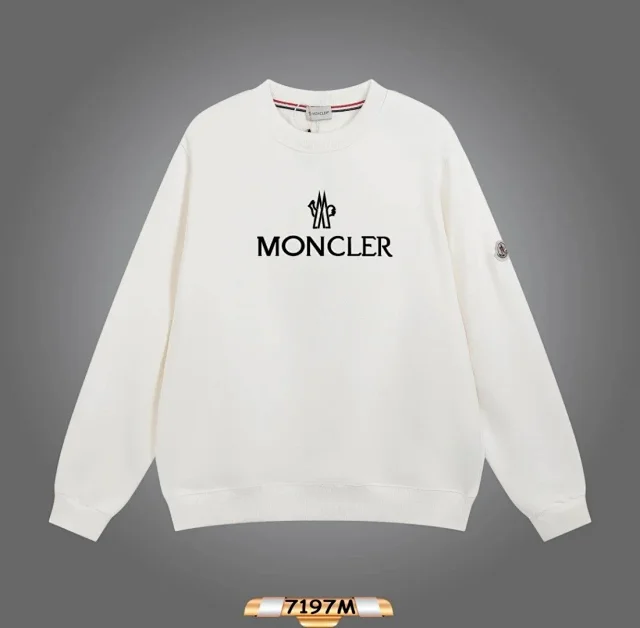 Moncler Hoodies & Sweatshirts Logo Crewneck Sweatshirt product detail image 2