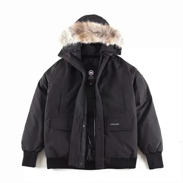 Canada Goose Down Jackets Fur-Trim Hood Parka product detail image 8