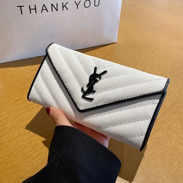 Saint Laurent Wallets & Card Holders Logo-appliqué snap wallet product detail image 1