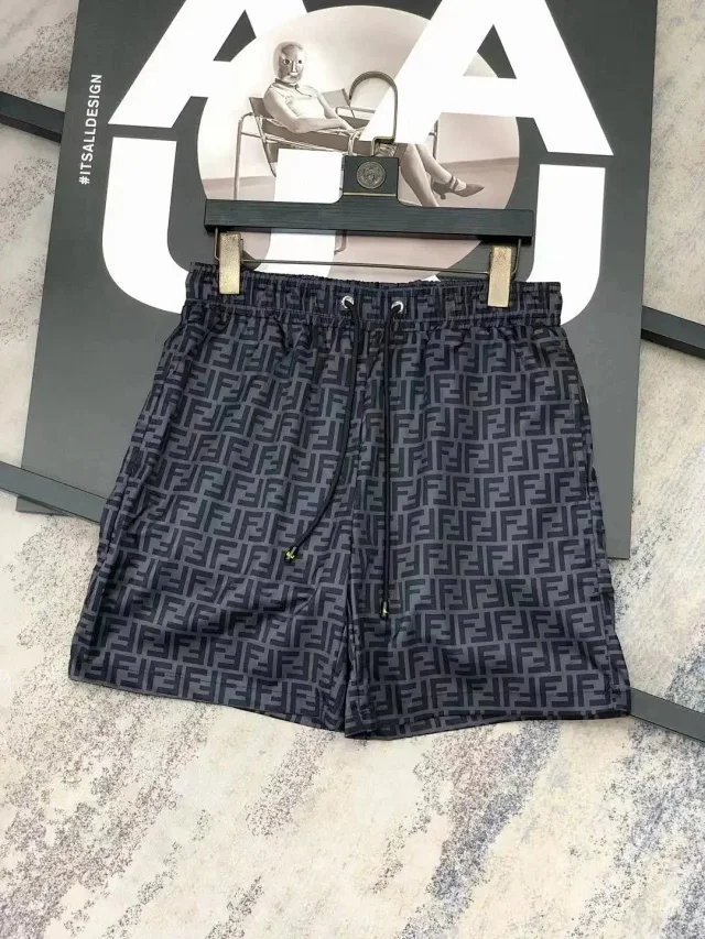Fendi Shorts FF Monogram Drawstring (ME-044) product detail image 3