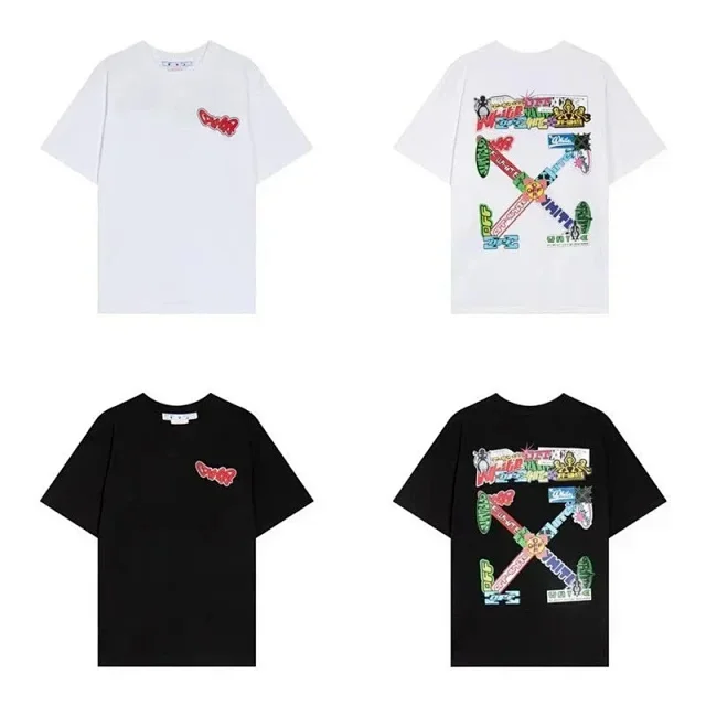 Unbranded T-Shirts Short-Sleeve Crew-Neck Graphic Arrow Print product detail image 6