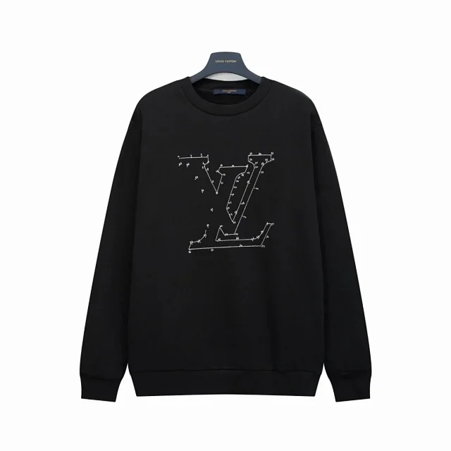 Louis Vuitton Hoodies & Sweatshirts Logo-print and crewneck product detail image 2