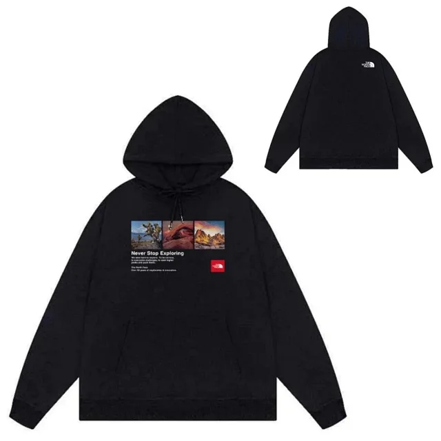 The North Face Hoodies & Sweatshirts KAWS logo graphic pullover hoodie product detail image 3