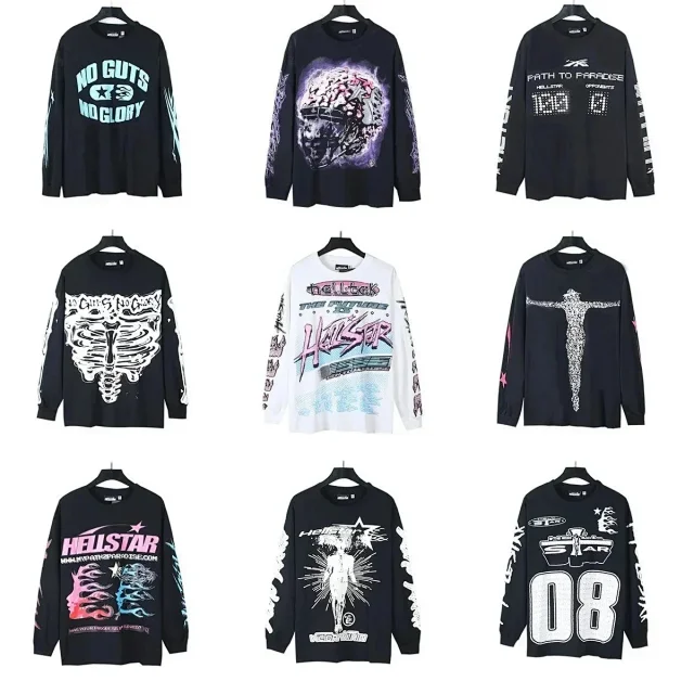Hellstar T-Shirts Long-Sleeve Graphic Crewneck product detail image 6