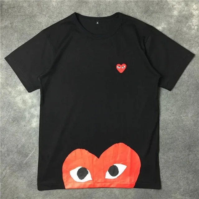 Comme des Garçons T-Shirts PLAY heart graphic short-sleeve T-shirt product detail image 10