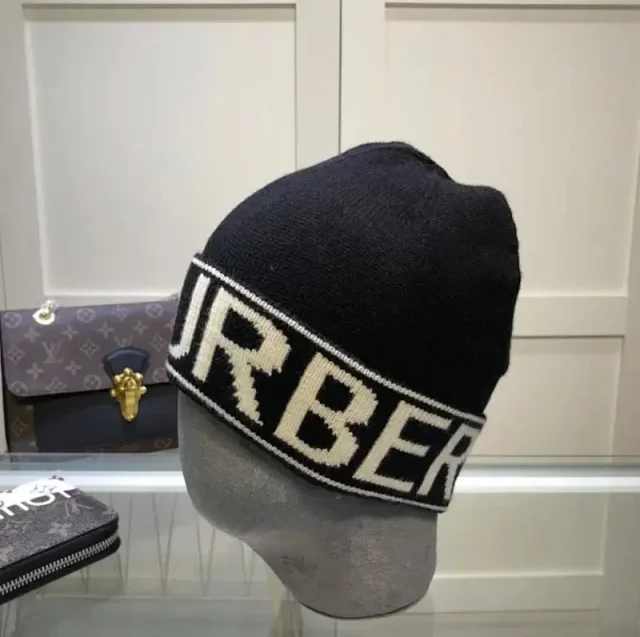Burberry Hats Logo Knit Beanie product detail image 4
