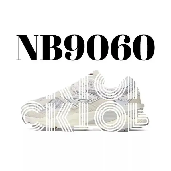 New Balance 9060 Beige Gray Sneakers - 1