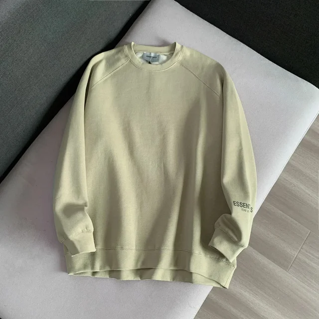 Fear of God Hoodies & Sweatshirts Essentials crewneck sweatshirt with raglan sleeves product detail image 8