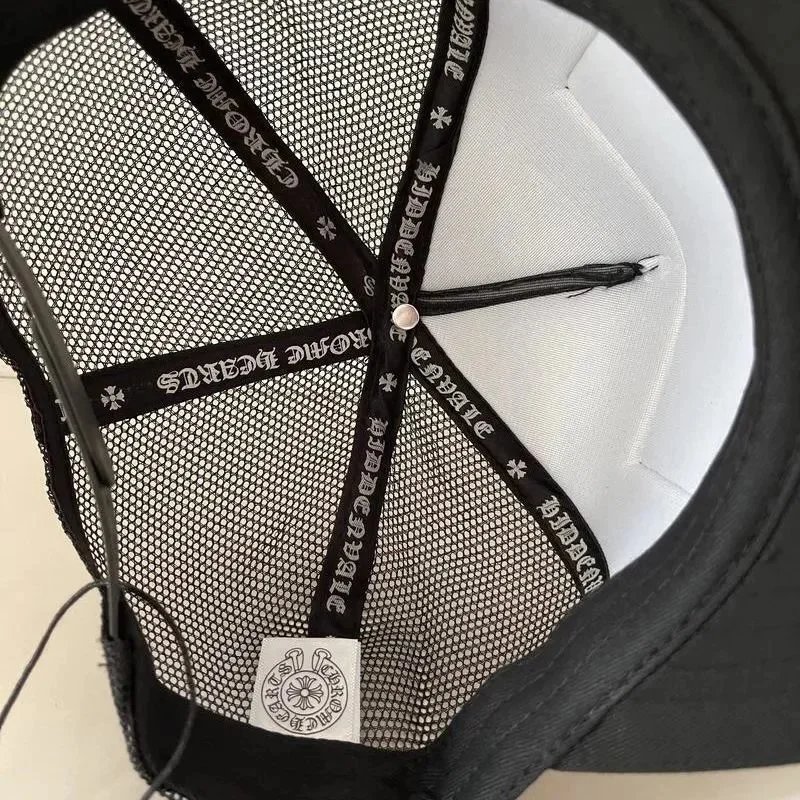 Chrome Hearts Hats Embroidered Logo Patch Flat-Brim Cap image 7