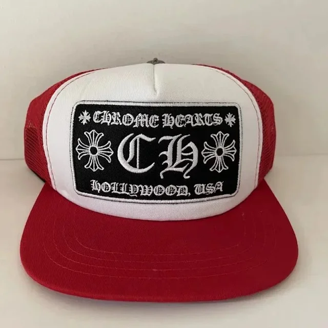 Chrome Hearts Hats Embroidered Logo Patch Flat-Brim Cap product detail image 4