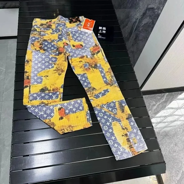 Louis Vuitton Jeans Monogram-print denim product detail image 3