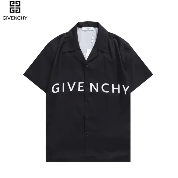 Givenchy Logo Print Short-Sleeve Shirt White - 5
