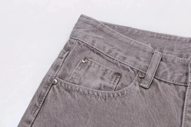 Unbranded Jeans Straight-Leg Cross Appliqué product detail image 6