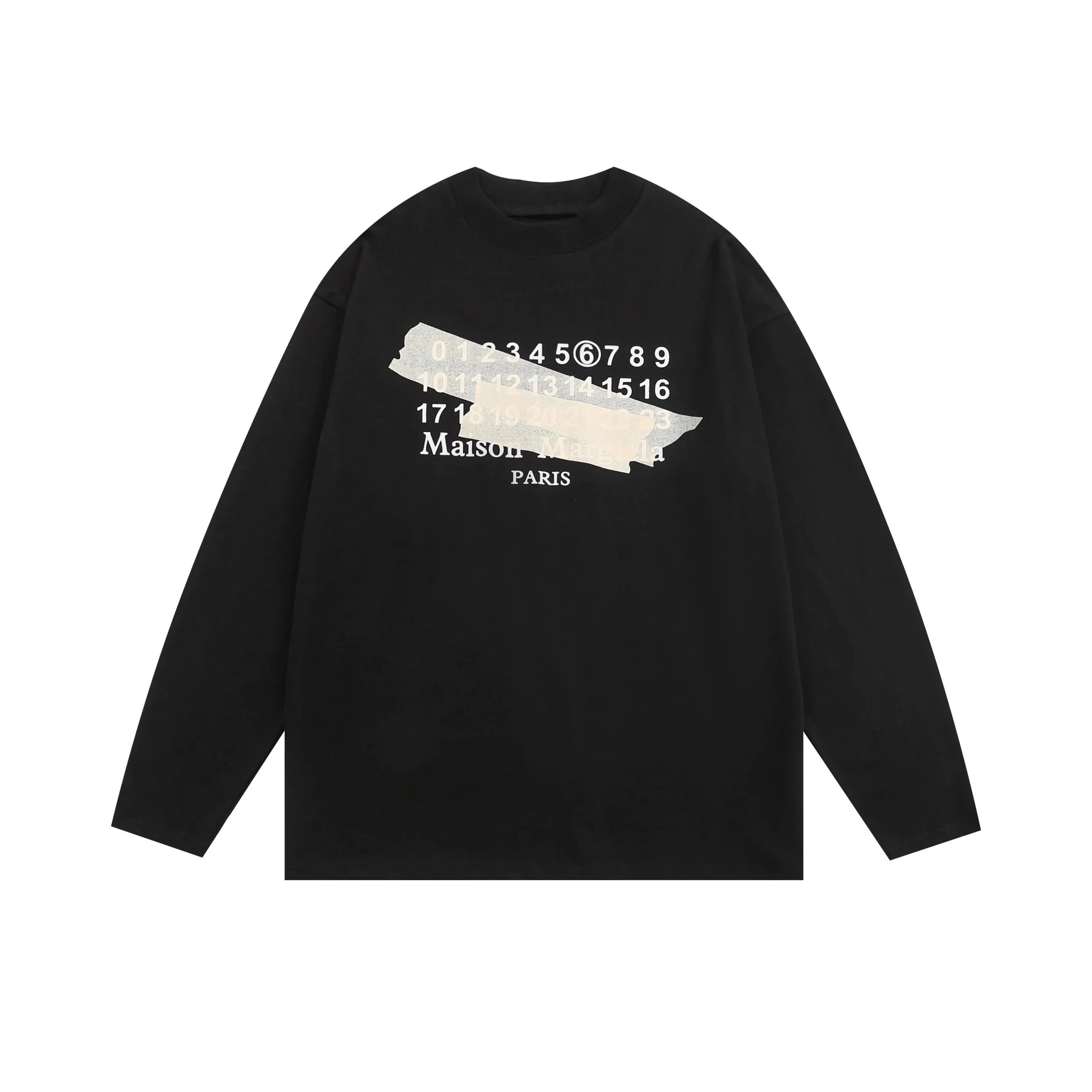 Maison Margiela Black Long Sleeve T-Shirt