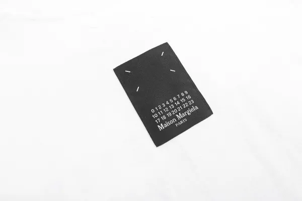 Maison Margiela 22 Logo Print Black Hoodie - 8