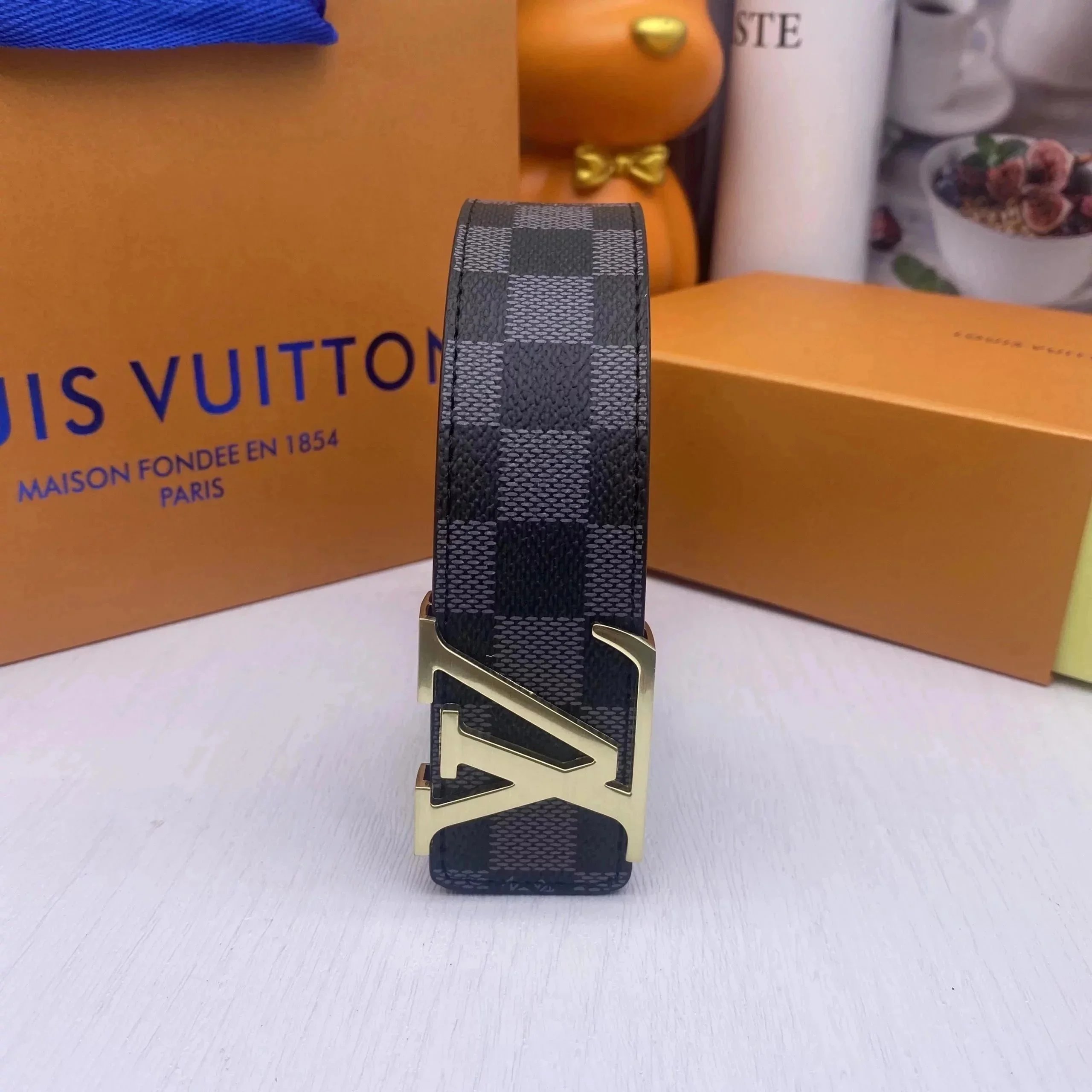 Louis Vuitton Belts Monogram Belt with LV Buckle — 06