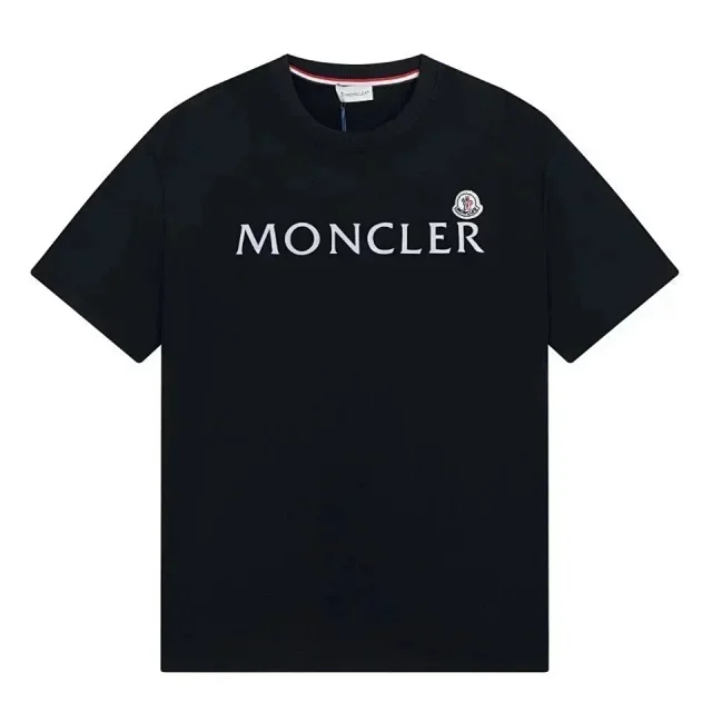 Moncler T-Shirts Logo Graphic Short-Sleeve product detail image 2