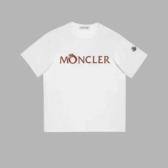 Moncler T-Shirts Logo Graphic Short-Sleeve product detail image 9