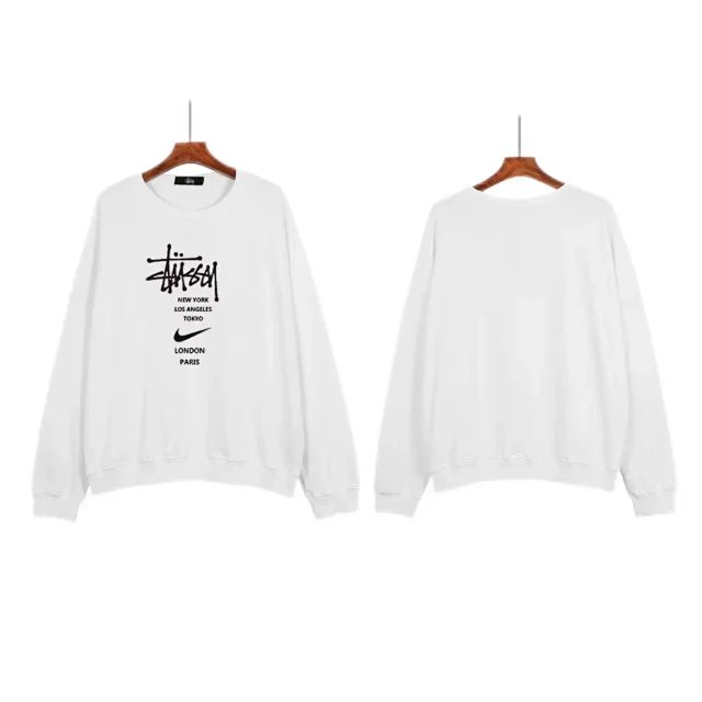 Stüssy Hoodies & Sweatshirts Crewneck logo-print sweatshirt product detail image 7