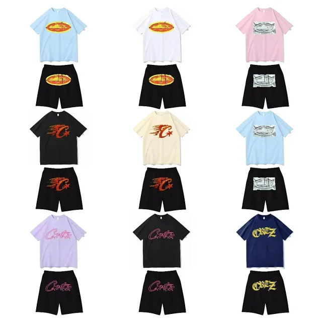 Unbranded Matching Sets Graphic-print T-shirt and shorts set product detail image 1