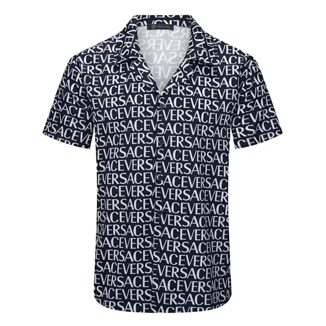 Versace Matching Sets Short-Sleeve Printed Shirt and Shorts Set product detail image 3