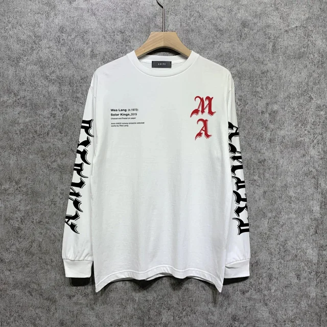 AMIRI Hoodies & Sweatshirts Crewneck logo-print sweatshirt product detail image 6